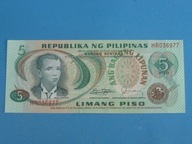 Filipiny Banknot 5 Piso 1978 ! UNC P-160d