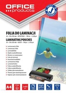 FOLIA DO LAMINOWANIA OFFICE PRODUCTS A4 2X80MIC 100SZT