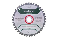 METABO PIŁA TARCZOWA DO DREWNA 216X30 Z40 WZ 5 628060000