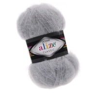 Alize Mohair Classic 21 Popielaty