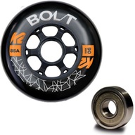 Koła do rolek K2 BOLT SPEED 90 mm 85A + ILQ 9