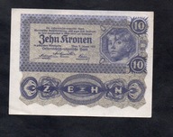 BANKNOT AUSTRIA -- 10 koron -- 1922 rok