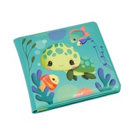 Zabawki do kąpieli -książeczka aktywizująca Magiczne życie żółwi 10m+ Janod