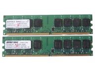 Pamięć DDR2 2GB 667MHz PC5300 Buffalo 2x 1GB Dual