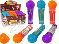 Zabawki OGRODOWE dla Dzieci Zestaw do BANIEK MYDLANYCH Bańki Mikrofon MEGA