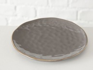Keramický tanier sivý - Nella