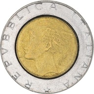 Moneta, Włochy, 500 Lire, 1991
