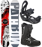 Zestaw snowboard Pathron Sensei Limited 162cm + wiązania AT + Target MOZ