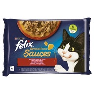 FELIX SENSATIONS Saszetki dla kota Indyk 4 x 85g