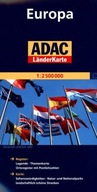 EUROPA EUROPE MAPA 1:2 500 000 ADAC