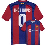 TWÓJ NAPIS - Barcelona Lewandowski 9 Koszulka Piłkarska 134 cm