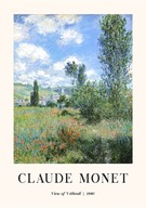 Plakat 59,4x42 A2 Claude Monet las pejzaż reprodukcja sztuka BOHO 30 WZORÓW