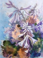 Kvety, akvarel, A. Single