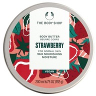 THE BODY SHOP Strawberry Masło do ciała Wegańskie Balsam 200 ml