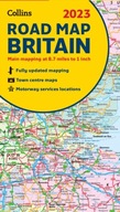 2023 Collins Road Map of Britain: Folded Road Map