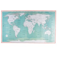 Zdrapka mapa świata amiątka podróże mapa do zdrapywania mapa zdrapka