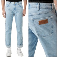 Męskie spodnie jeansowe proste Wrangler GREENSBORO W34 L32