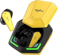 Bezprzewodowe słuchawki douszne PXN S2, żółte
