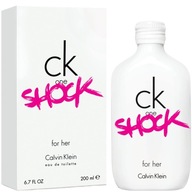 CALVIN KLEIN CK One Shock Woda toaletowa dla kobiet Zapach EDT 200ml