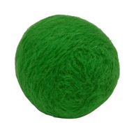 PLSTĚNÁ KULIČKA MERINO 4cm (jasná zelená)