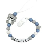 CUMI MEDÁL KÖNNYŰ, BABANÉVVEL SZÜRKE CSIPESZ MEDÁL