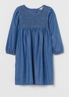H&M sukienka 100% lyocell denim lekka 9-10 l 140 O81