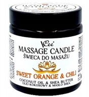 VCee Sweet Orange & Chili 80 g masážna sviečka