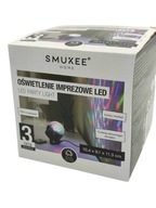 KULA Disco Lampa imprezowa dyskotekowa kolorowa podwieszana RGB + Pilot