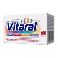 Vitaral, 60 dražé vitamíny všeobecná sada