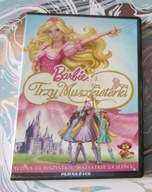 Bajka BARBIE I TRZY MUSZKIETERKI 2x video cd VCD