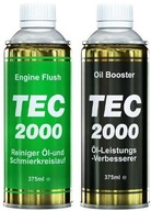 KLOKTADLO NA MOTOR TEC2000 ENGINE FLUSH 375ml + Prísada do motorového oleja Tec-2000 Oil Booster 375 ml
