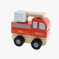 Trefl Drevená hračka Strážca pre deti Hasičské auto drevo PREMIUM 1+