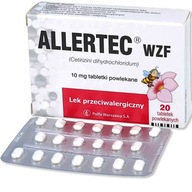 ALLERTEC WZF 10MG 20TABLETEK Lek Alergia