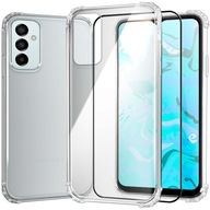 ETUI PANCERNE DO SAMSUNG GALAXY A23 / M23 5G CASE SILIKON GUMOWE + SZKŁO 9H