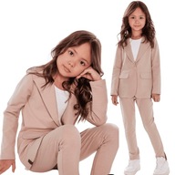 Béžový oblek sako + nohavice All For Kids 104/110