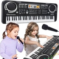 KEYBOARD ORGANY PIANINO DLA DZIECI ORGANKI ELEKTRYCZNE + MIKROFON PIANINKO