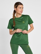 Tréningové tričko Hummel s krátkym rukávom, odtiene zelenej