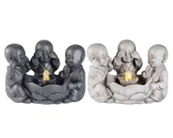 Domáca fontána led Budha 3ks 32cm izbová malá