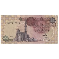 Banknot, Egipt, 1 Pound, 1978-2008, KM:50d, AU(50-