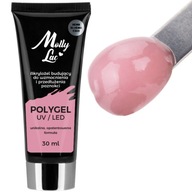 Polygel akrylożel MollyLac żel budujący do przedłużania FRENCH PINK 30ml