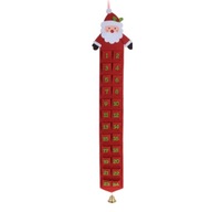 Adventný kalendár z plsti 97 cm Mikuláš