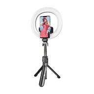 Selfie tyč/statív Puluz s dvojitým osvetlením