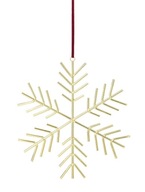 Vianočná ozdoba snehová vločka, zlatá, Bloomingville