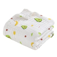 osuška Thick Cotton Wash Fruits Four Layers