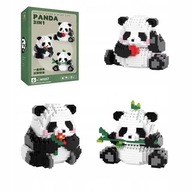 DIY montážne zvieratá Panda kocky