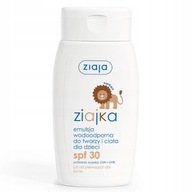 ZIAJKA EMULSJA DO OPALANIA DLA DZIECI WODOODPORNA SPF 30, 125ml