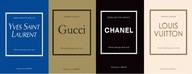 Saint Laurent + Gucci + Chanel + Louis Vuitton