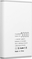 Powerbank PURIDEA 5000mAh biały/white S12