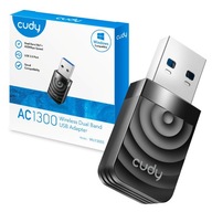 Karta sieciowa USB zewnętrzna Cudy WU1300S Wi-Fi 5 2.4/5 GHz AC 1300Mb/s