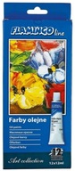 Farby olejne w tubie 12 kolorów 12 ml